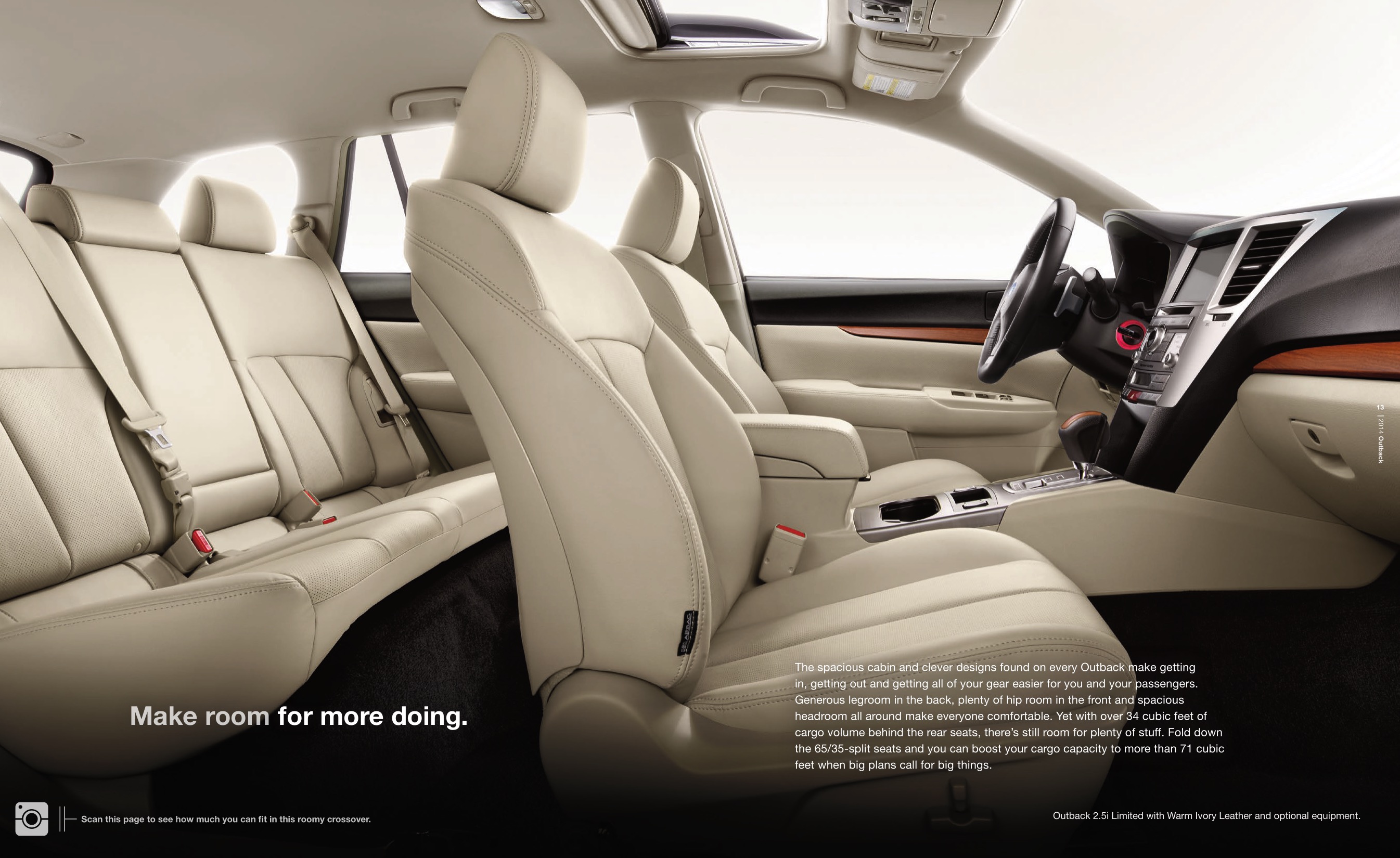 2014 Subaru Outback Brochure Page 16